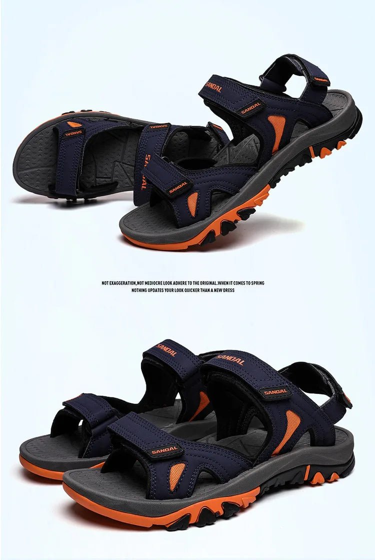 Men’s Genuine Leather Beach Sandals | by Anwer Fancy | Worldwide Shipping