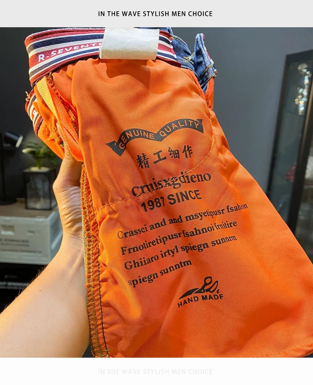 Men’s High - End Slim Denim Jeans | Men's Jeans by Anwer Fancy | Worldwide Shipping