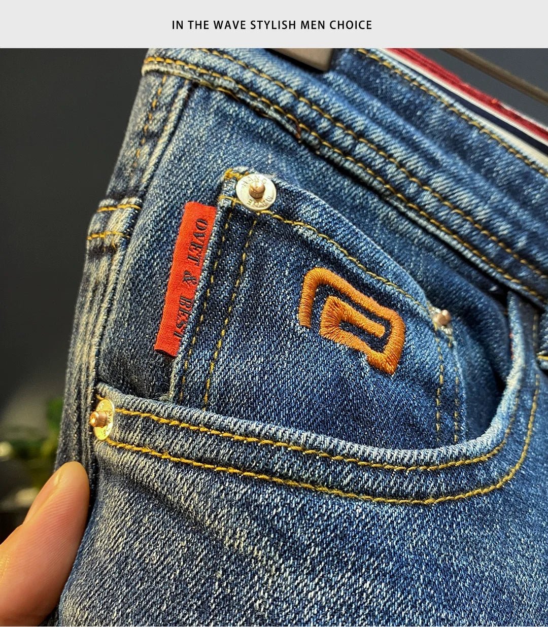 Men’s High - End Slim Denim Jeans | Men's Jeans by Anwer Fancy | Worldwide Shipping