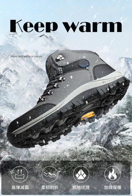 Men’s High Top Waterproof Snow Boots | Men's Snow Boots by Anwer Fancy | Worldwide Shipping