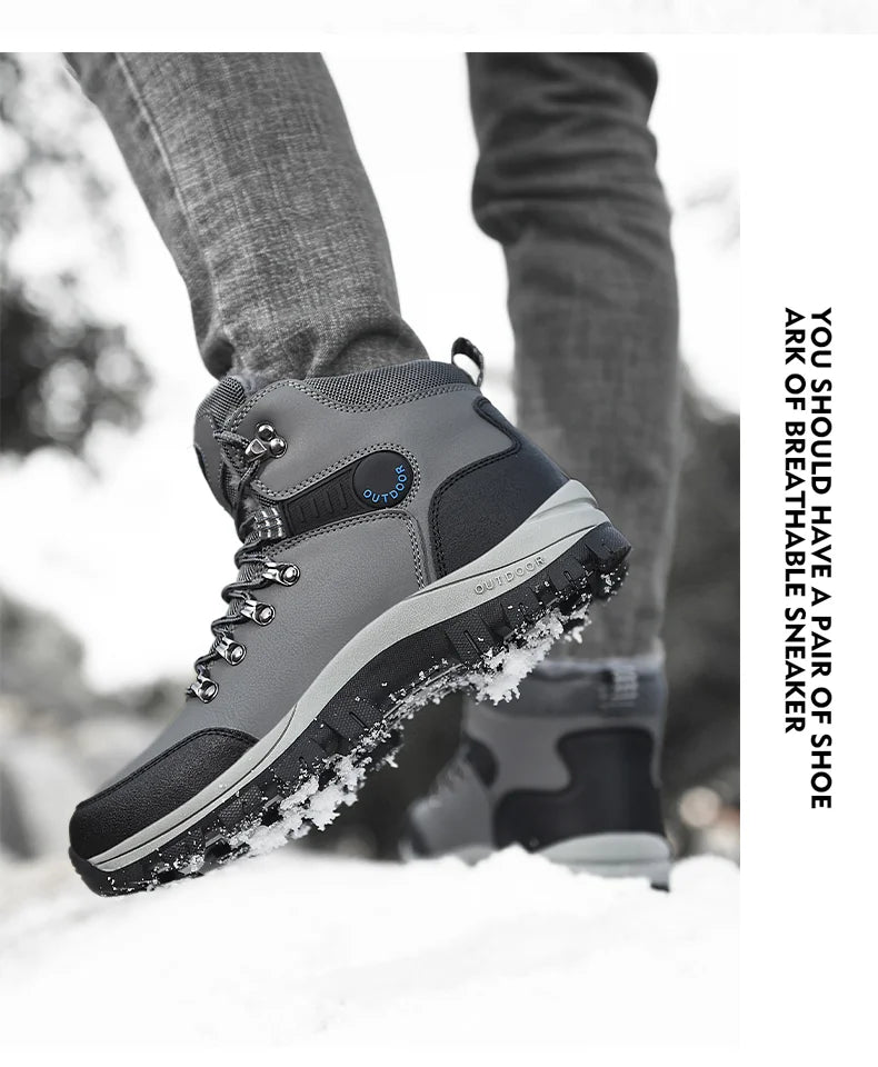 Men’s High Top Waterproof Snow Boots | Men's Snow Boots by Anwer Fancy | Worldwide Shipping