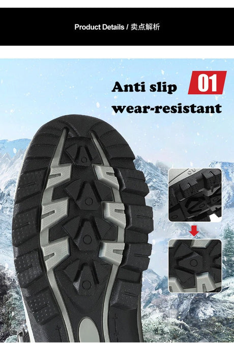 Men’s High Top Waterproof Snow Boots | Men's Snow Boots by Anwer Fancy | Worldwide Shipping
