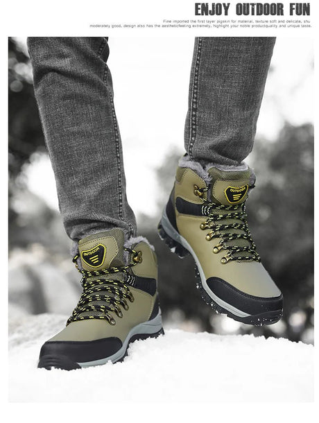Men’s High Top Waterproof Snow Boots | Men's Snow Boots by Anwer Fancy | Worldwide Shipping