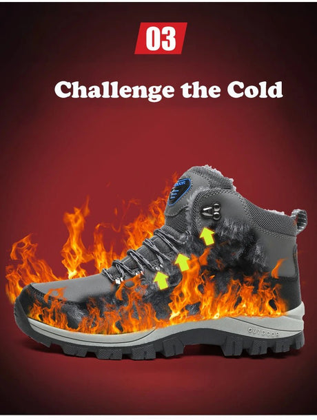 Men’s High Top Waterproof Snow Boots | Men's Snow Boots by Anwer Fancy | Worldwide Shipping