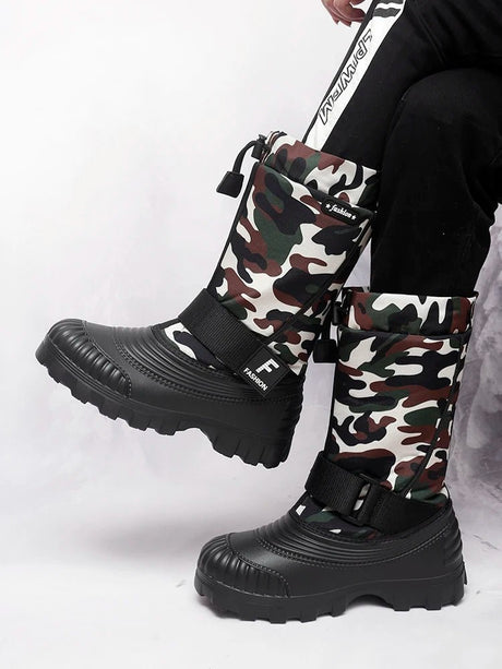Men’s High - Top Waterproof Winter Boots | Men's Snow Boots by Anwer Fancy | Worldwide Shipping