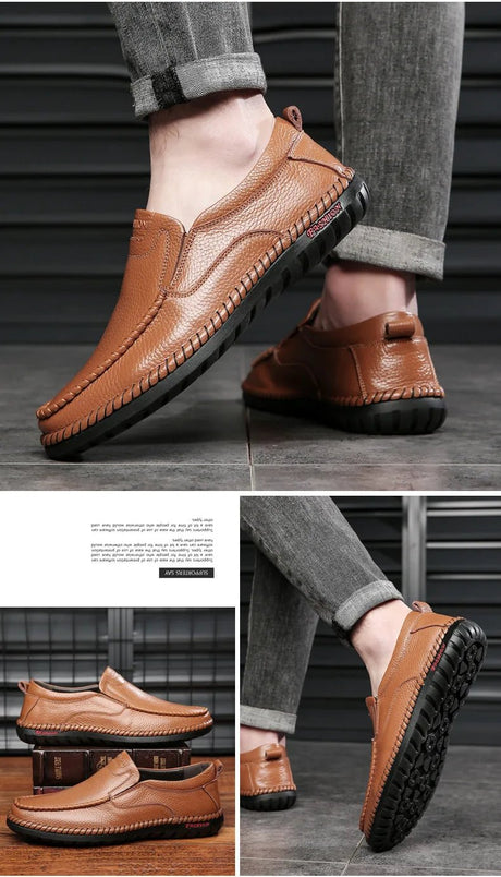 Men’s Italian Leather Driving Loafers | Men's Loafers & Slip - Ons by Anwer Fancy | Worldwide Shipping