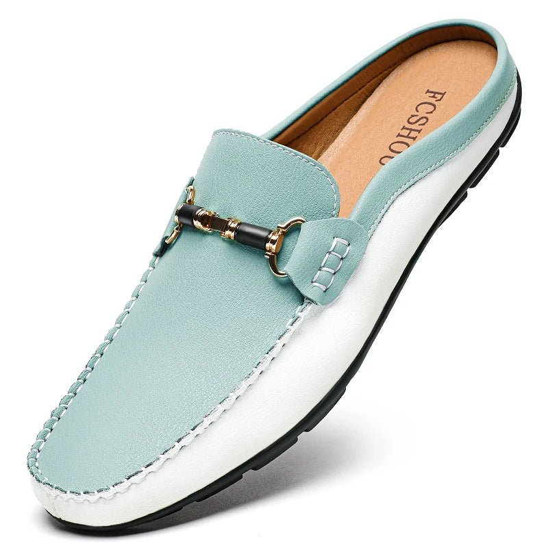 Men’s Italian Leather Mules | Men's Mules & Clogs by Anwer Fancy | Worldwide Shipping