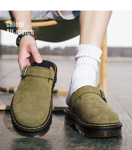 Men’s Leather Casual Beach Slippers | by Anwer Fancy | Worldwide Shipping