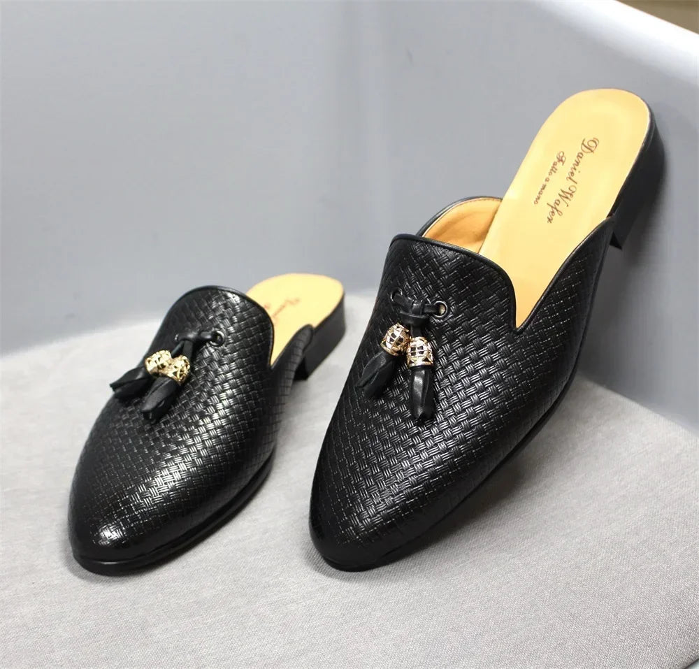 Men’s Leather Mules | Men's Mules & Clogs by Anwer Fancy | Worldwide Shipping