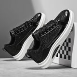 Men’s Low - Top Black Skate Shoes | by Anwer Fancy | Worldwide Shipping