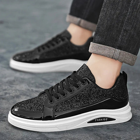 Men’s Low - Top Black Skate Shoes | by Anwer Fancy | Worldwide Shipping