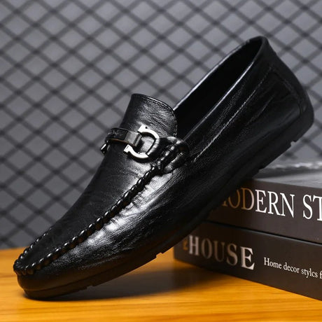 Men’s Luxury Business Leather Loafers | Men's Loafers & Slip - Ons by Anwer Fancy | Worldwide Shipping