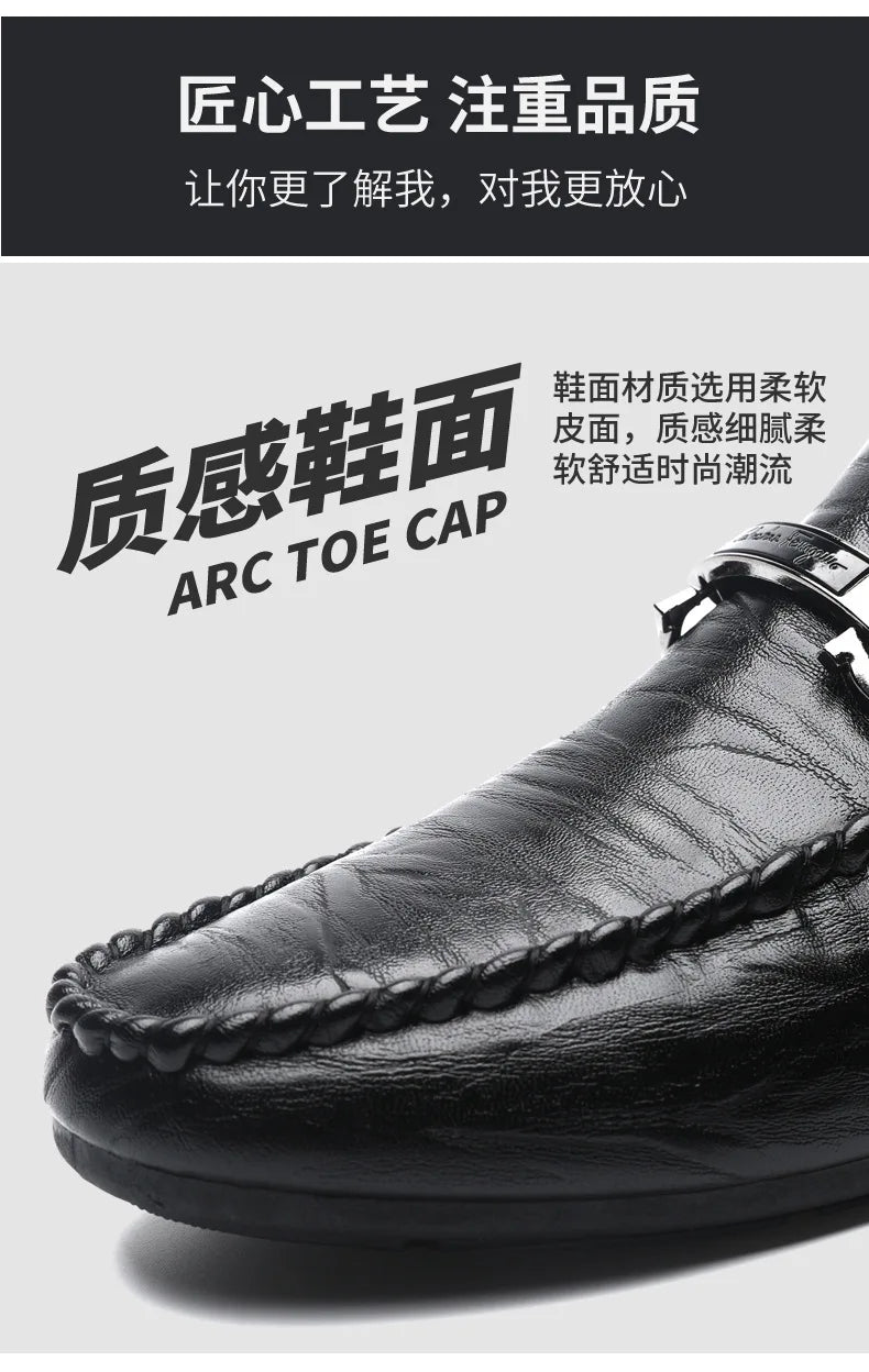 Men’s Luxury Business Leather Loafers | Men's Loafers & Slip - Ons by Anwer Fancy | Worldwide Shipping