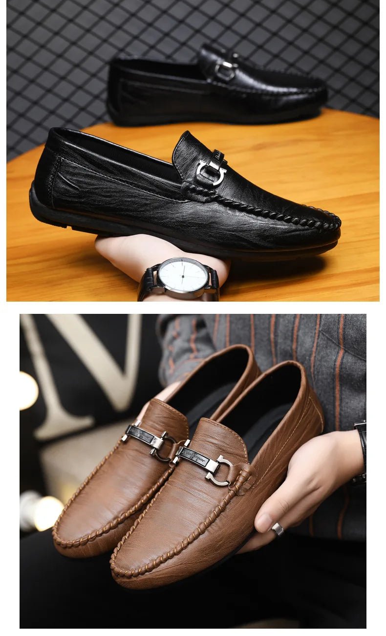 Men’s Luxury Business Leather Loafers | Men's Loafers & Slip - Ons by Anwer Fancy | Worldwide Shipping