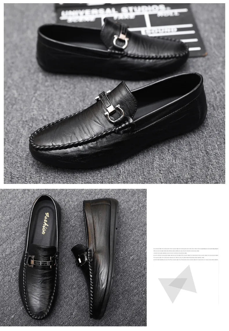 Men’s Luxury Business Leather Loafers | Men's Loafers & Slip - Ons by Anwer Fancy | Worldwide Shipping