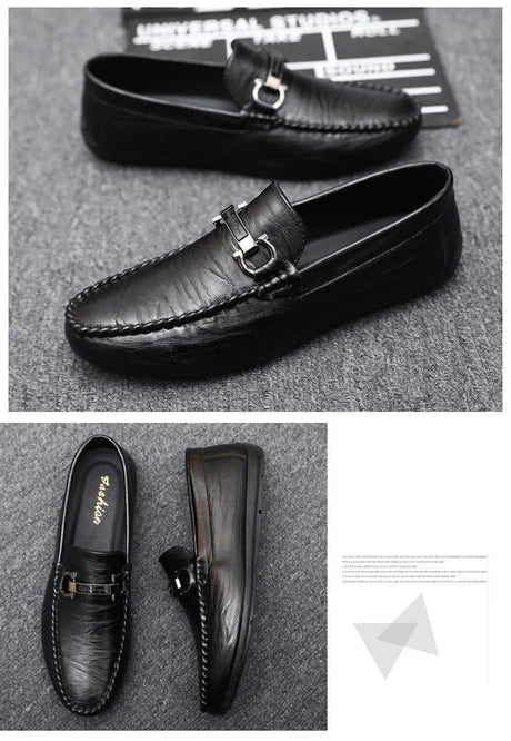 Men’s Luxury Business Leather Loafers | Men's Loafers & Slip - Ons by Anwer Fancy | Worldwide Shipping