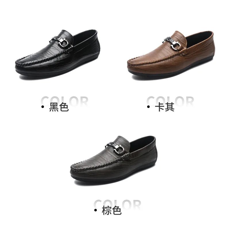 Men’s Luxury Business Leather Loafers | Men's Loafers & Slip - Ons by Anwer Fancy | Worldwide Shipping