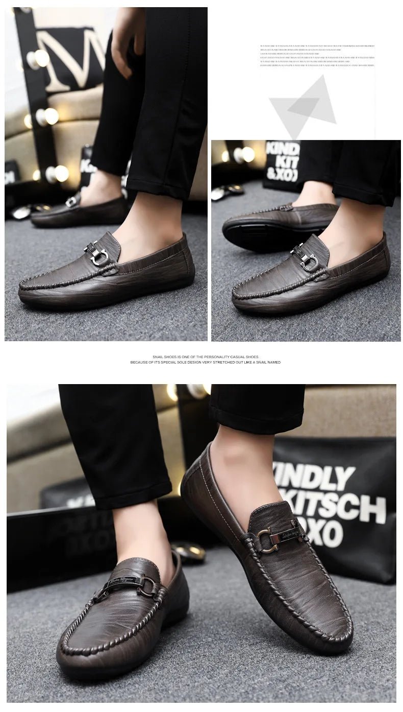 Men’s Luxury Business Leather Loafers | Men's Loafers & Slip - Ons by Anwer Fancy | Worldwide Shipping