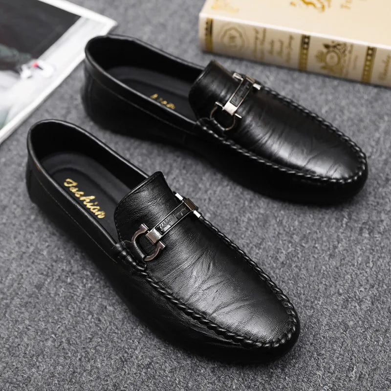 Men’s Luxury Business Leather Loafers | Men's Loafers & Slip - Ons by Anwer Fancy | Worldwide Shipping