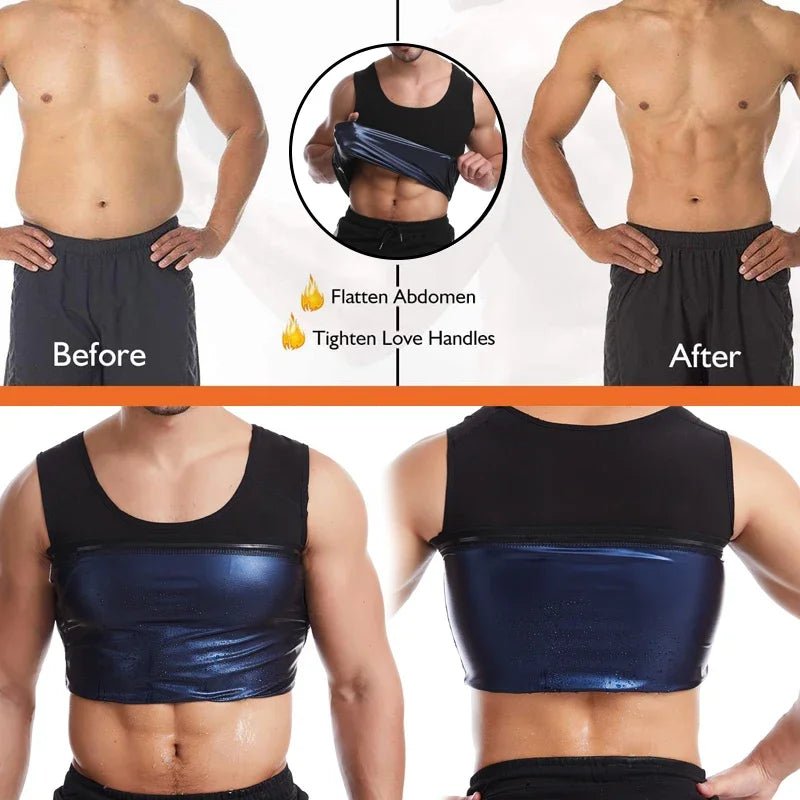 Men’s Neoprene Sauna Sweat Vest | by Anwer Fancy | Worldwide Shipping