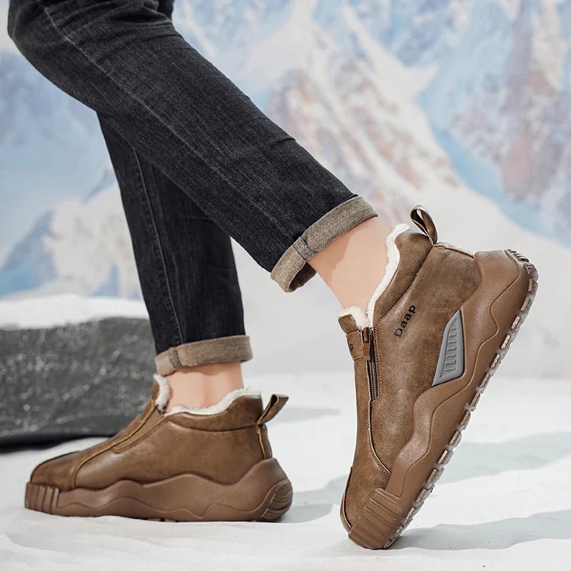 Men’s Non - Slip Short Winter Boots | Men's Snow Boots by Anwer Fancy | Worldwide Shipping