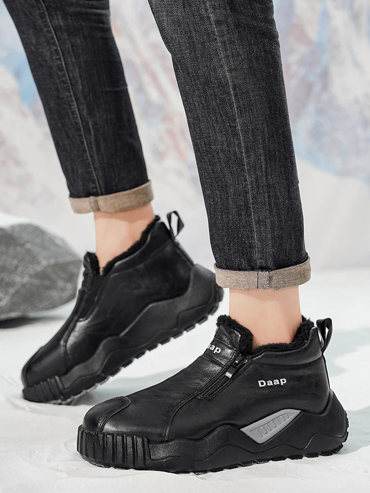 Men’s Non - Slip Short Winter Boots | Men's Snow Boots by Anwer Fancy | Worldwide Shipping