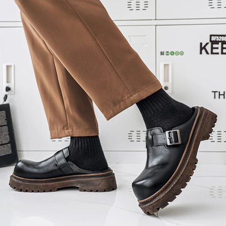 Men’s Outdoor Leather Mules | Men's Mules & Clogs by Anwer Fancy | Worldwide Shipping