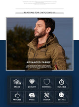 Men’s Padded Waterproof Winter Jacket | Men's Jackets &Coats by Anwer Fancy | Worldwide Shipping