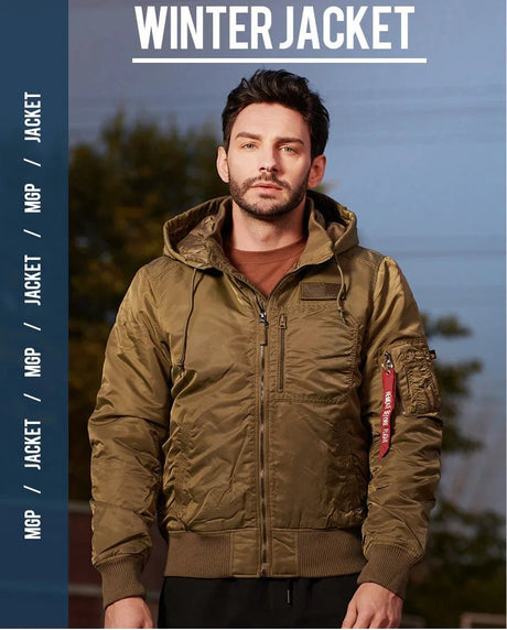 Men’s Padded Waterproof Winter Jacket | Men's Jackets &Coats by Anwer Fancy | Worldwide Shipping