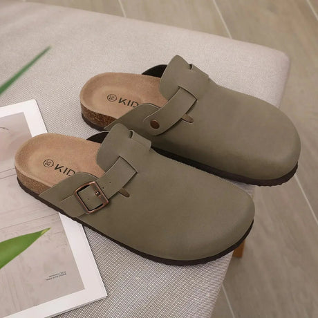 Men’s Retro Cork Clogs | Men's Mules & Clogs by Anwer Fancy | Worldwide Shipping