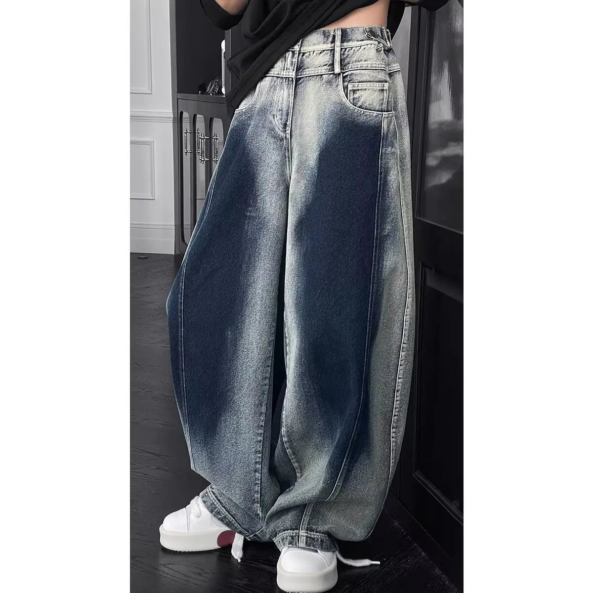 Men’s Retro Loose Denim Jeans | Men's Jeans by Anwer Fancy | Worldwide Shipping