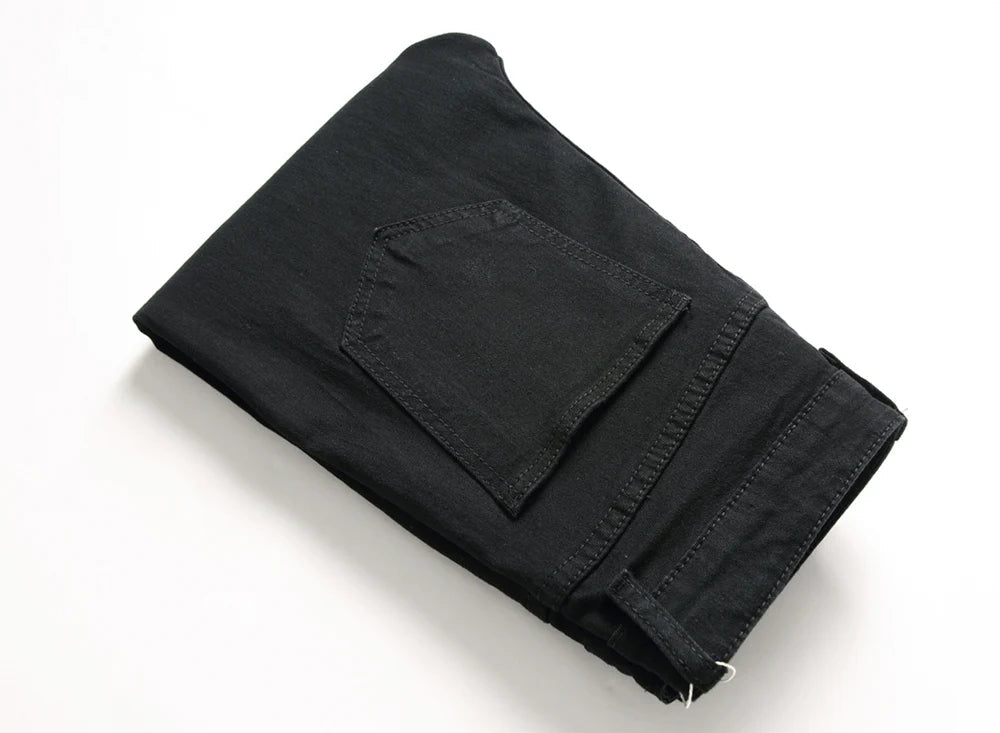 Men’s Ripped Biker Skinny Jeans | Men's Jeans by Anwer Fancy | Worldwide Shipping