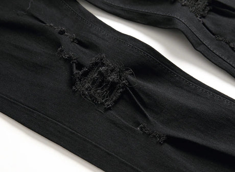 Men’s Ripped Biker Skinny Jeans | Men's Jeans by Anwer Fancy | Worldwide Shipping