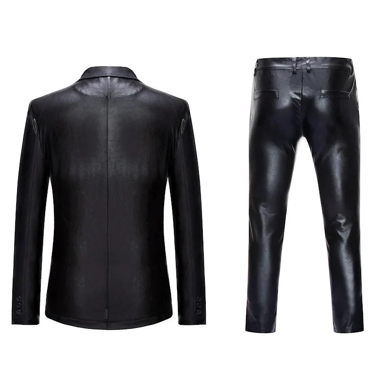 Men’s Shiny Gold Party Suit Set | by Anwer Fancy | Worldwide Shipping