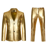 Men’s Shiny Gold Party Suit Set | by Anwer Fancy | Worldwide Shipping