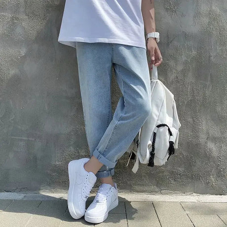 Men’s Simple Straight Denim Jeans | Men's Jeans by Anwer Fancy | Worldwide Shipping