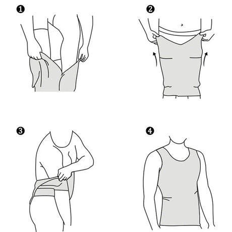 Men’s Slim Waist Corset Shaper Vest | by Anwer Fancy | Worldwide Shipping