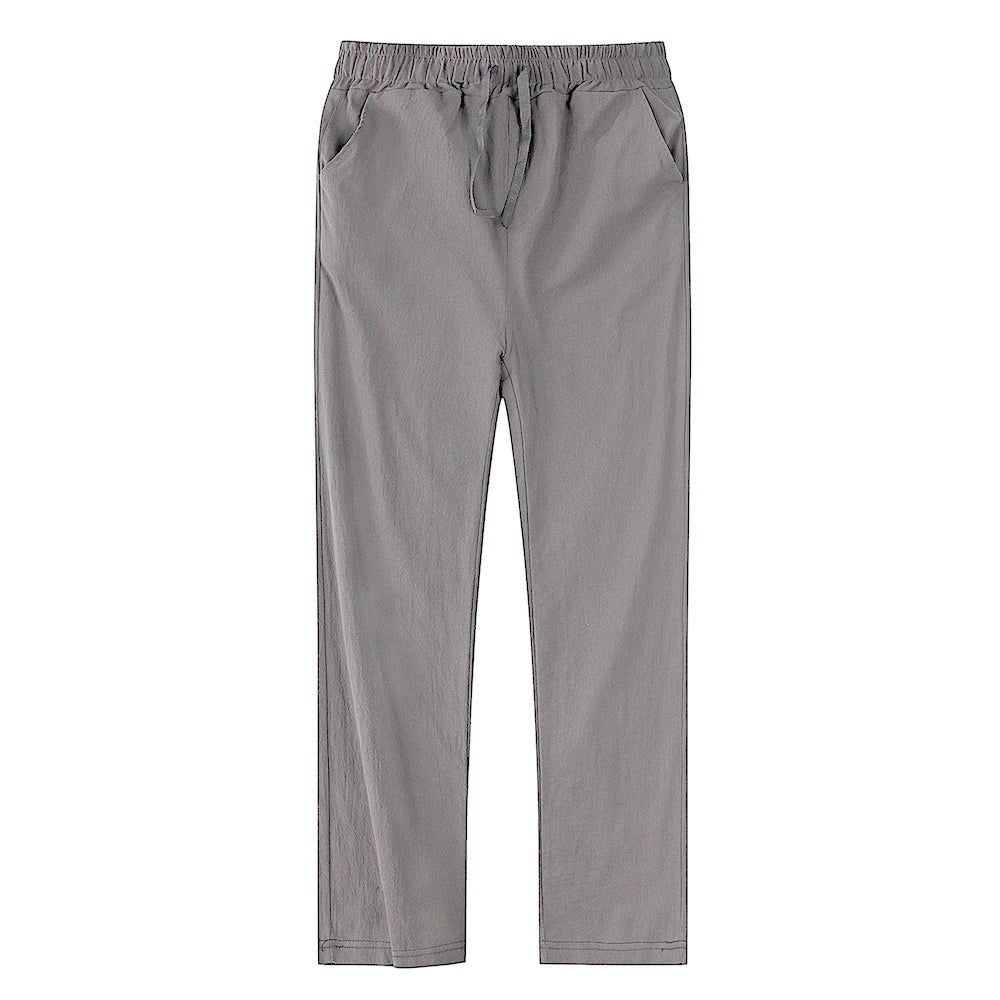 Men’s Solid Linen Trousers | Men's Loungewear by Anwer Fancy | Worldwide Shipping