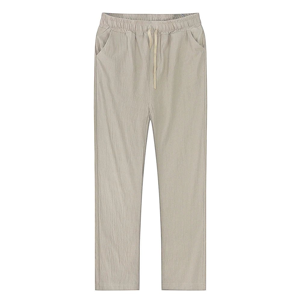 Men’s Solid Linen Trousers | Men's Loungewear by Anwer Fancy | Worldwide Shipping