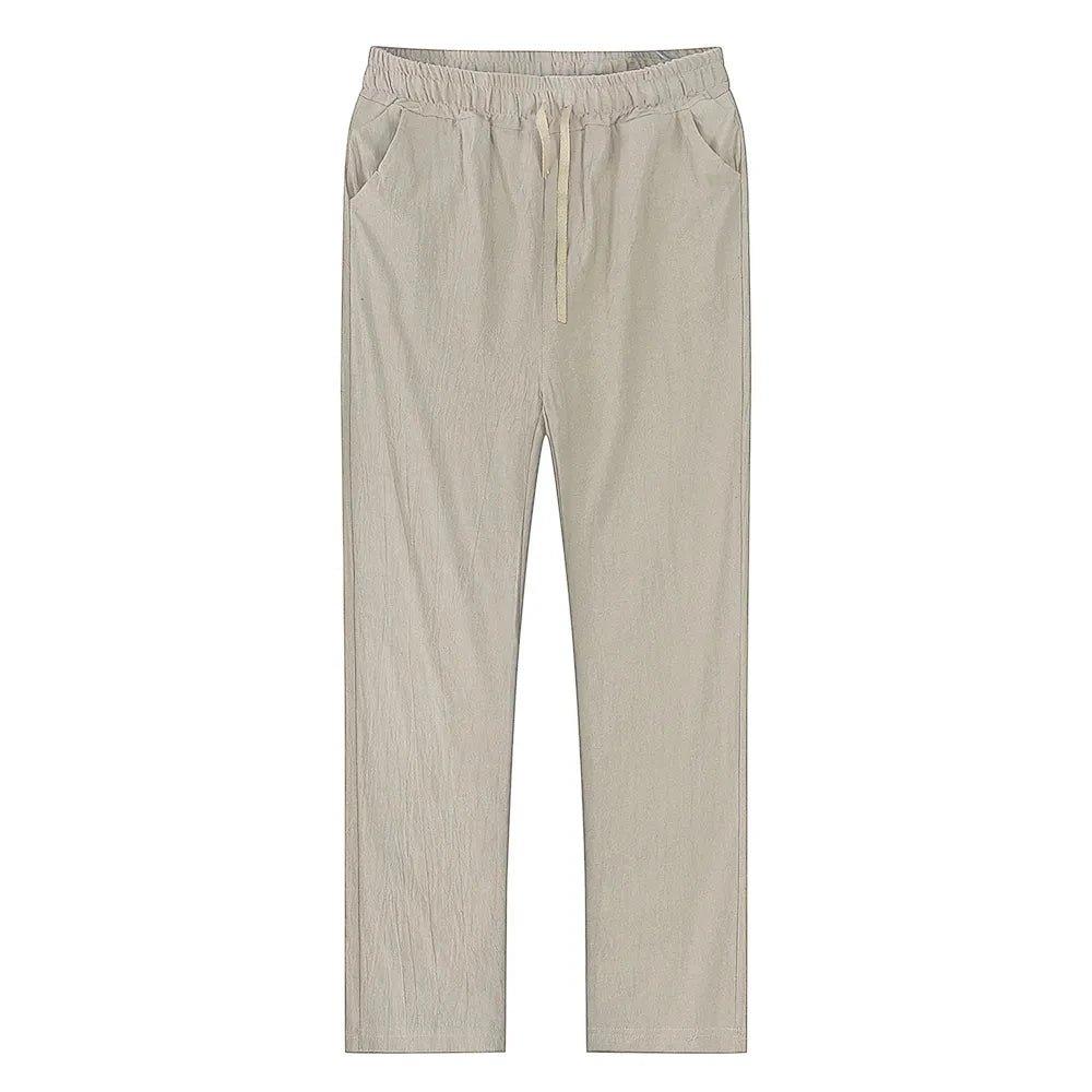 Men’s Solid Linen Trousers | Men's Loungewear by Anwer Fancy | Worldwide Shipping