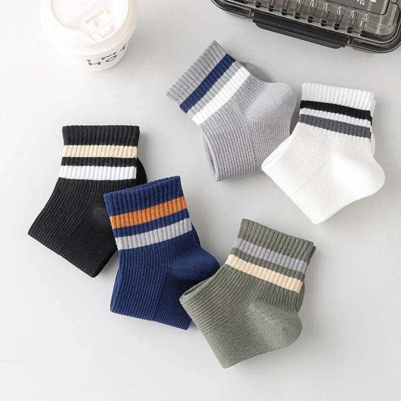 Men’s Striped Low - Cut Casual Socks | Men's Socks & Hosiery by Anwer Fancy | Worldwide Shipping