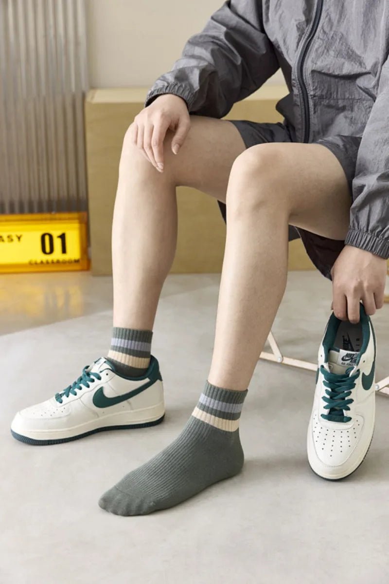 Men’s Striped Low - Cut Casual Socks | Men's Socks & Hosiery by Anwer Fancy | Worldwide Shipping