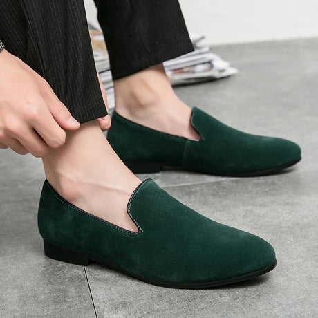 Men’s Suede Driving Mules | Men's Mules & Clogs by Anwer Fancy | Worldwide Shipping
