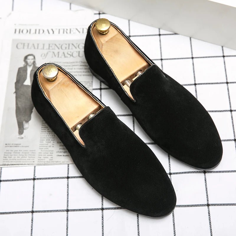 Men’s Suede Driving Mules | Men's Mules & Clogs by Anwer Fancy | Worldwide Shipping
