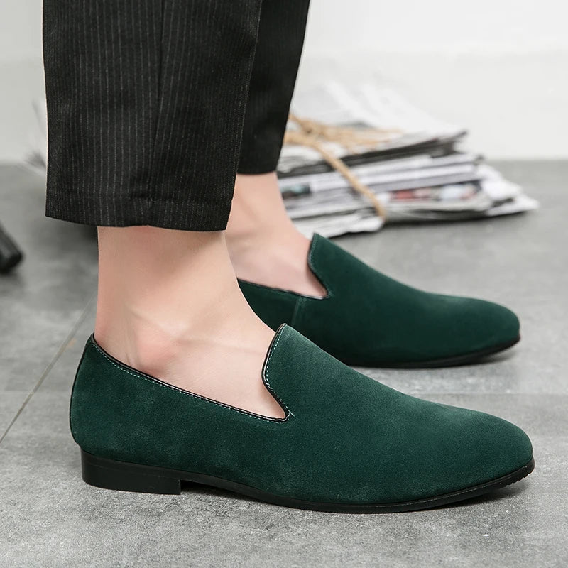 Men’s Suede Driving Mules | Men's Mules & Clogs by Anwer Fancy | Worldwide Shipping