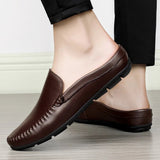 Men’s Summer Leather Mules | Men's Mules & Clogs by Anwer Fancy | Worldwide Shipping