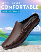Men’s Summer Leather Mules | Men's Mules & Clogs by Anwer Fancy | Worldwide Shipping