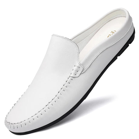 Men’s Summer Leather Mules | Men's Mules & Clogs by Anwer Fancy | Worldwide Shipping