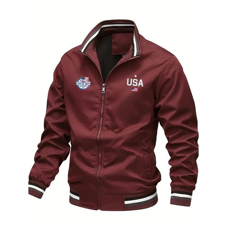 Men’s USA Graphic Varsity Jacket | Men's Jackets &Coats by Anwer Fancy | Worldwide Shipping