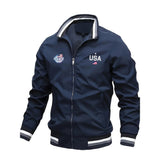 Men’s USA Graphic Varsity Jacket | Men's Jackets &Coats by Anwer Fancy | Worldwide Shipping